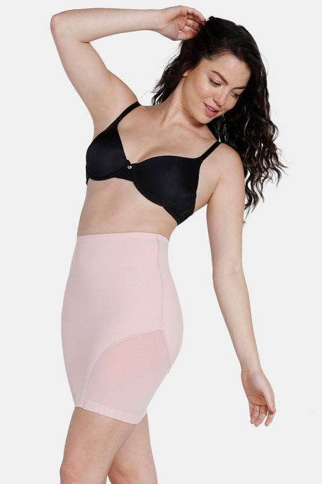 Zivame All Day Short Length Shaping Skirt - Sepia Rose — image 10